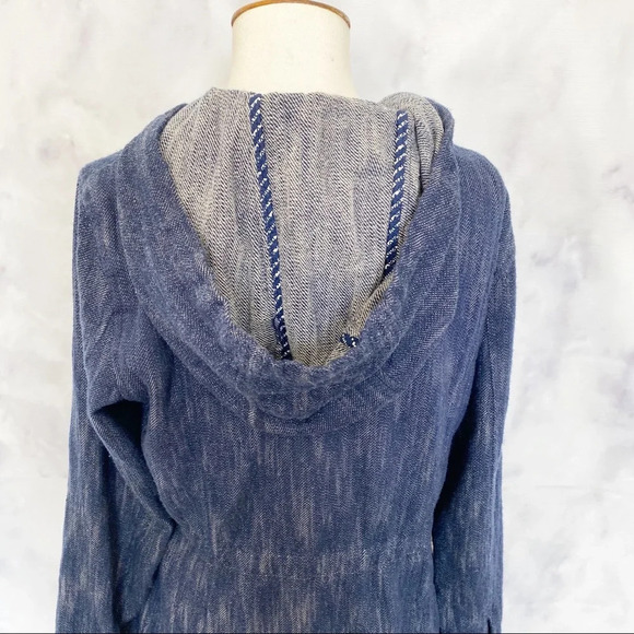 CAbi Washed Indigo Blue Adventure Anorak Jacket - Picture 8 of 11